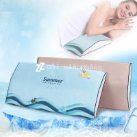 Gối kê lưng khi nằm vỏ lụa mát nhiều hình dễ thương GLN-04