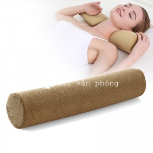 Gối tròn dài kê cổ  trị liệu hỗ trợ vai gáy GLN-05
