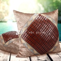 Gối tựa lưng sofa mắt trúc siêu mát loại to cao cấp GTL-09