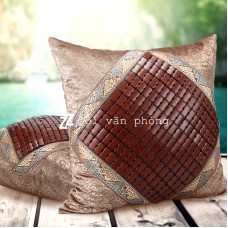Gối tựa lưng sofa mắt trúc siêu mát loại to cao cấp GTL-09