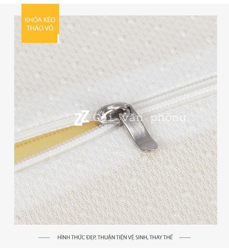 khóa tháo vỏ gối